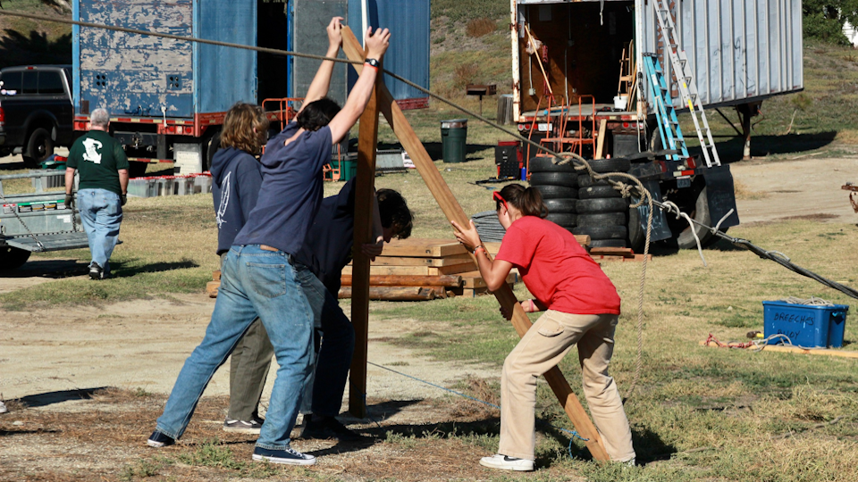 Sea Scouts competing at Southwestern Rendezvous