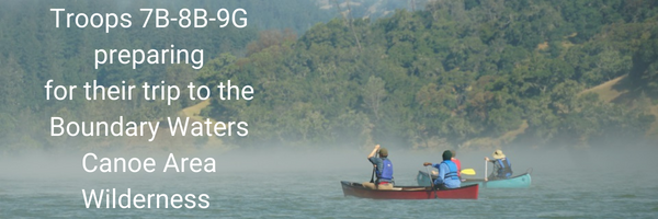 Troops 7B-8B-9G canoeing