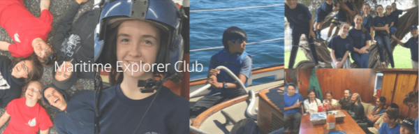 Banner promoting Sea Scouts Maritime Explorer program.